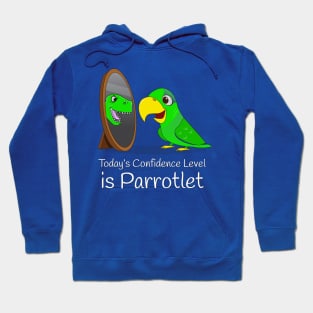 Today's Confidence Level Is Parrotlet Hoodie